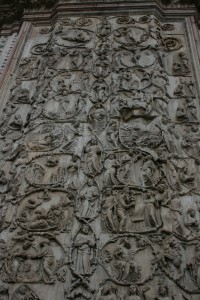 rilievi del secondo pilastro del duomo di Orvieto
