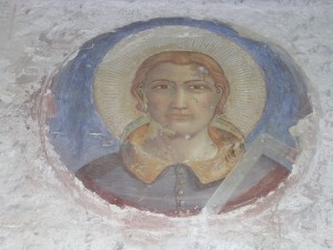 tondo con san Claudio