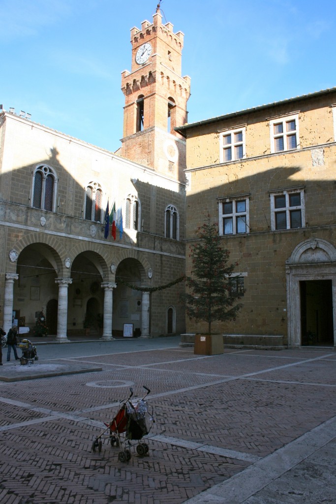 Pienza, piazza Pio II Piccolomini