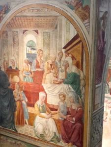 Nascita di Maria. Benozzo Gozzoli.