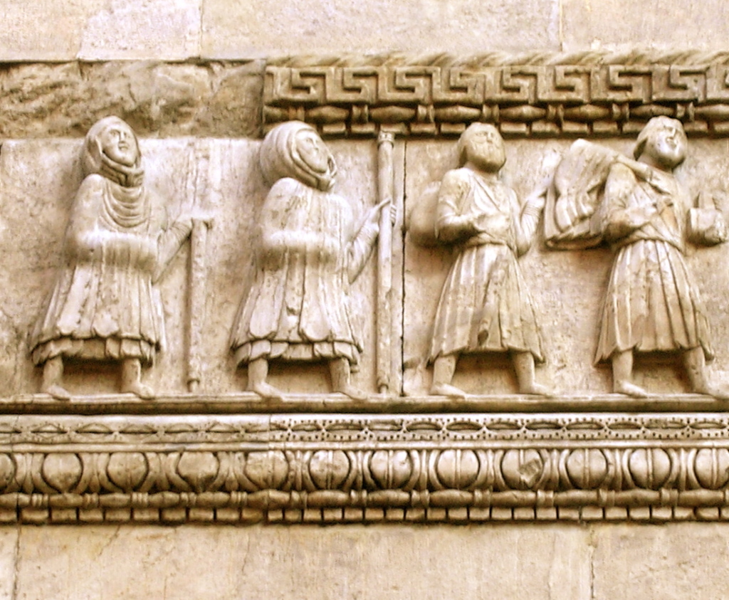 pellegrini medievali - foto A.Bazzoli