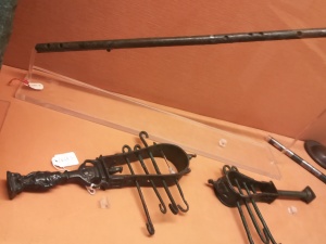 Sistri esposti al museo archeologico di Napoli